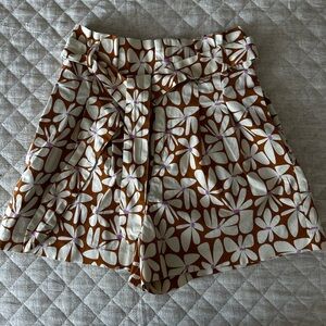 Hutch Groovy Floral High Waist Shorts